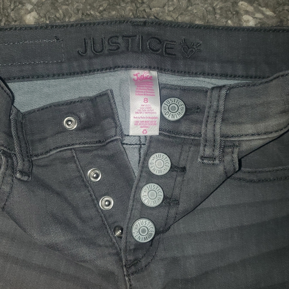 Justice Girls sz 8 jeans